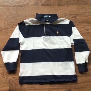 Ralph Lauren Boys Long Sleeve Striped Polo Rugby